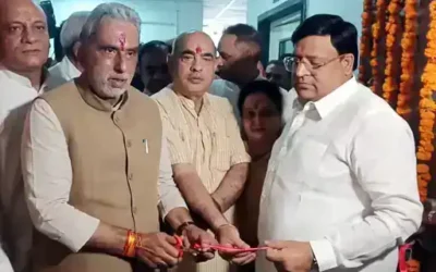 केंद्रीय राज्यमंत्री कृष्णपाल गुर्जर ने किया 18 करोड़ के ऑडिटोरियम का उद्घाटन