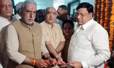 केंद्रीय राज्यमंत्री कृष्णपाल गुर्जर ने किया 18 करोड़ के ऑडिटोरियम का उद्घाटन