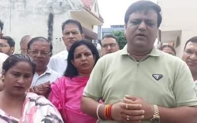 अंबाला शहर के वार्ड नंबर 14 में भाजपा नेता रितेश गोयल व पार्षद रूबी सौदा ने विभिन्न निर्माण कार्यों का किया शुभारंभ