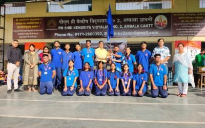 पीएम श्री केन्द्रीय विद्यालय क्रमांक 2 अंबाला छावनी में अलंकरण समारोह संपन्न