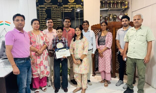 विश्व उद्यमिता दिवस 2025 में कल्पना चावला की छात्रा की सक्रिय सहभागिता