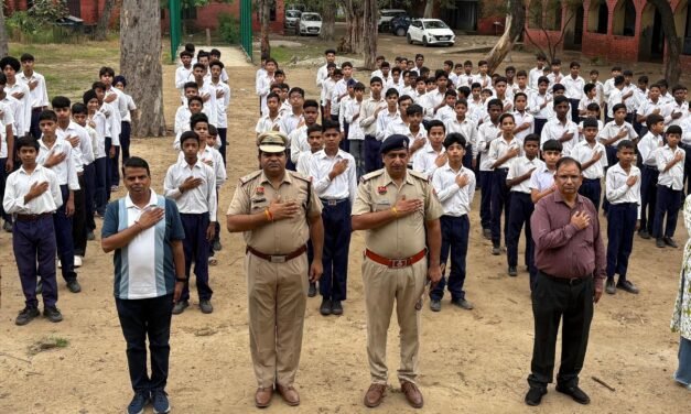 हरियाणा एनसीबी की अंबाला यूनिट ने राजकीय सीनियर सेकेंडरी स्कूल में नशा विरोधी जागरूकता अभियान चलाया