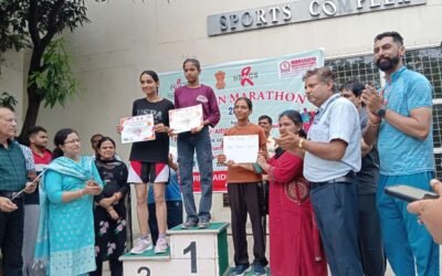 गवर्नमेंट पॉलिटेक्निक अंबाला सिटी की नेहा रानी ने जिला स्तरीय मैराथन में किया प्रथम स्थान हासिल