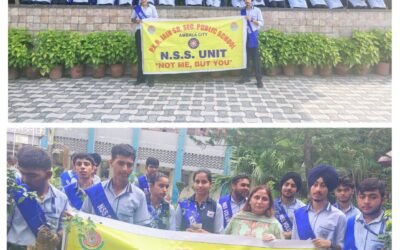 पीकेआर जैन पब्लिक स्कूल में एक पौधा मां के नाम कार्यक्रम के तहत पौधारोपण किया