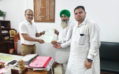 अंबाला छावनी स्टेशन पर पिक एंड ड्रॉप पॉलिसी खत्म करवाने के लिए इनेलो का जोरदार प्रयास, डीसीएम अंबाला को सौंपा ज्ञापन