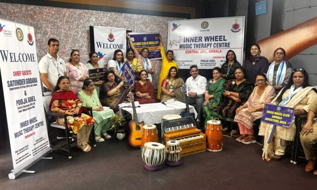 इनर व्हील क्लब डिस्ट्रिक्ट 308 ने केंद्रीय कारावास में उपलब्ध कराए संगीत उपकरण