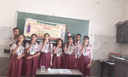 जैन गर्ल्स सीनियर सेकेंडरी स्कूल में राष्ट्रीय कृमि मुक्ति दिवस कार्यक्रम का किया आयोजन