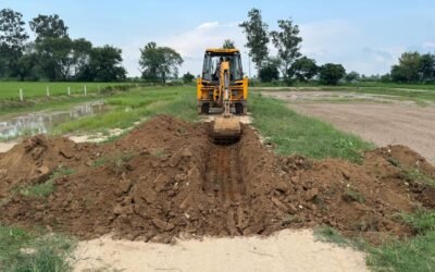 जिला नगर योजनाकार अंबाला के दस्ते ने अवैध रूप से विकसित की जा रही अवैध कालोनी में चलाया पीला पंजा