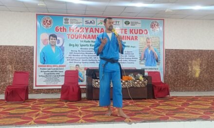 हरियाणा स्टेट 6वां कूड़ो प्रशिक्षण शिविर का किया उद्घाटन