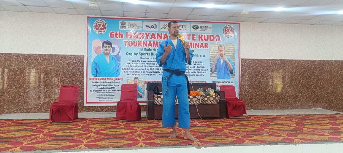 हरियाणा स्टेट 6वां कूड़ो प्रशिक्षण शिविर का किया उद्घाटन