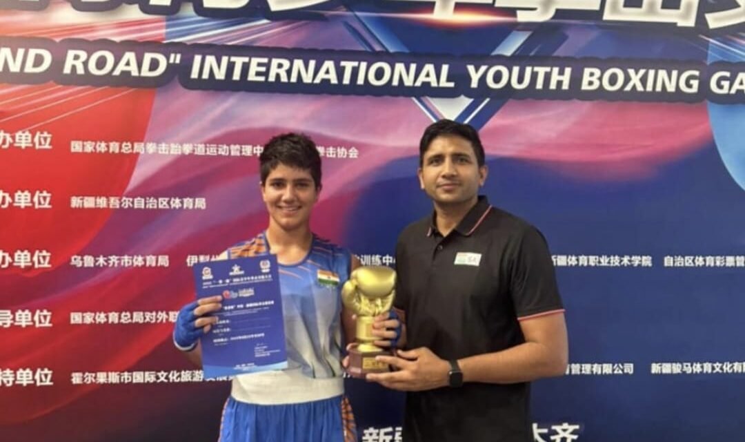 पुलिस डीएवी पब्लिक स्कूल का परचम चीन में लहराया, छात्रा हरनूर कौर ने बॉक्सिंग में जीता  स्वर्ण पदक