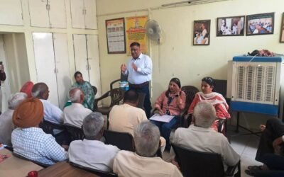 एक्स पुलिस आॅफिसर्स सोशल वेलफेयर एसोसिएशन अंबाला की मासिक बैठक संपन्न