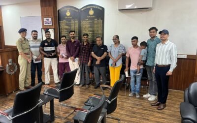 पंचकूला पुलिस ने अगस्त में 11 गुम मोबाइल लौटाए, साइबर सेल की सराहनीय पहल