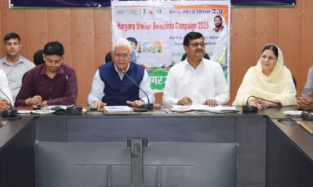 कैथल में स्वच्छता अभियान को लेकर अधिकारियों की बैठक