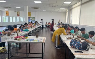 बी.पी. जैन स्किल डेवलपमेंट सेंटर में सम्पन्न हुई निःशुल्क गणेश कार्यशाला