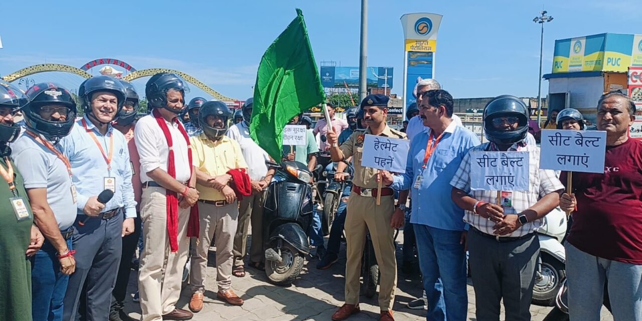 हैल्मेट रैली आज, एसपी अजीत सिंह शेखावत करेंगे फ्लैग आॅफ