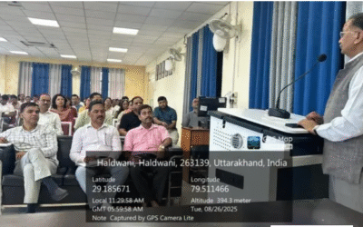 यूओयू में अध्‍ययन सामग्री निर्माण व गुणवत्‍ता पर कुलपति की शिक्षकों के साथ बैठक