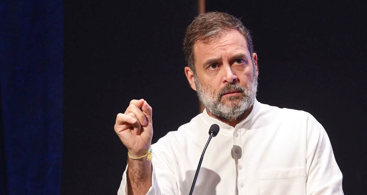 शाह ने 40-50 साल तक भाजपा सरकार की बात ‘वोट चोरी’ के कारण की थी: राहुल