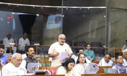 करनाल विधायक जगमोहन आनंद ने सेक्टर-6 पर पुल निर्माण का मुद्दा विधानसभा में उठाया