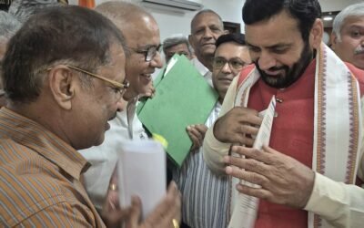 पानीपत इंडस्ट्री से चेयरमैन विनोद धमीजा और स्टेट से विनोद खंडेलवाल ने उद्योग संबंधी समस्याओं को लेकर सीएम सैनी से की मुलाकात