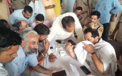 अव्यवस्थाओ से भरा रहा विधायक मनमोहन भड़ाना का जन संवाद कार्यक्रम