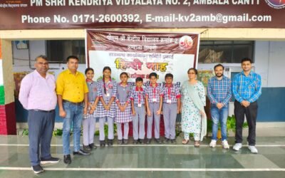 पीएम श्री केंद्रीय विद्यालय क्रमांक 2 अंबाला छावनी में हिंदी पखवाड़े का शुभारंभ हुआ