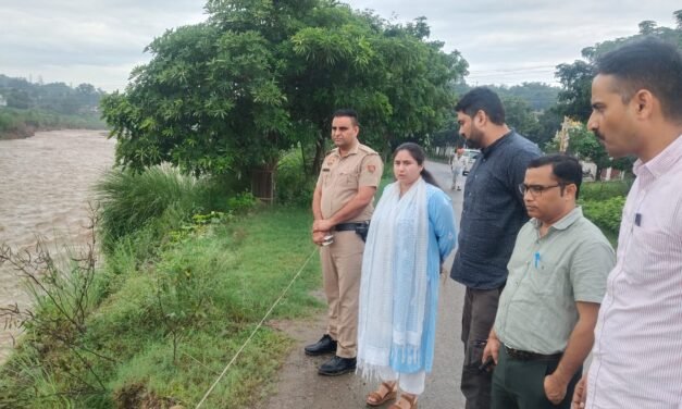 नारायणगढ़ एसडीएम शिवजीत भारती ने नदियों के किनारों का किया निरीक्षण, ग्रामीणों को सतर्क रहने व संबंधित विभाग को सुरक्षा इंतजाम पुख्ता करने के निर्देश दिए