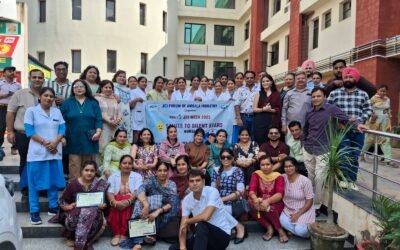 जेसीआई फोरम आॅफ अंबाला इंडस्ट्री ने नागरिक अस्पताल में कार्यक्रम का किया आयोजन