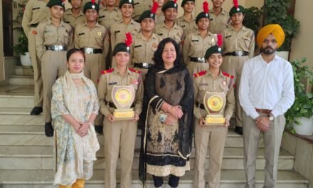 एसडी कॉलेज के गर्ल्स एनसीसी के 11 कैडेट्स ने आईबीसी कैंप  में भाग लिया