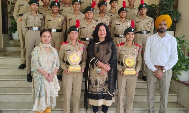 एसडी कॉलेज के गर्ल्स एनसीसी के 11 कैडेट्स ने आईबीसी कैंप  में भाग लिया