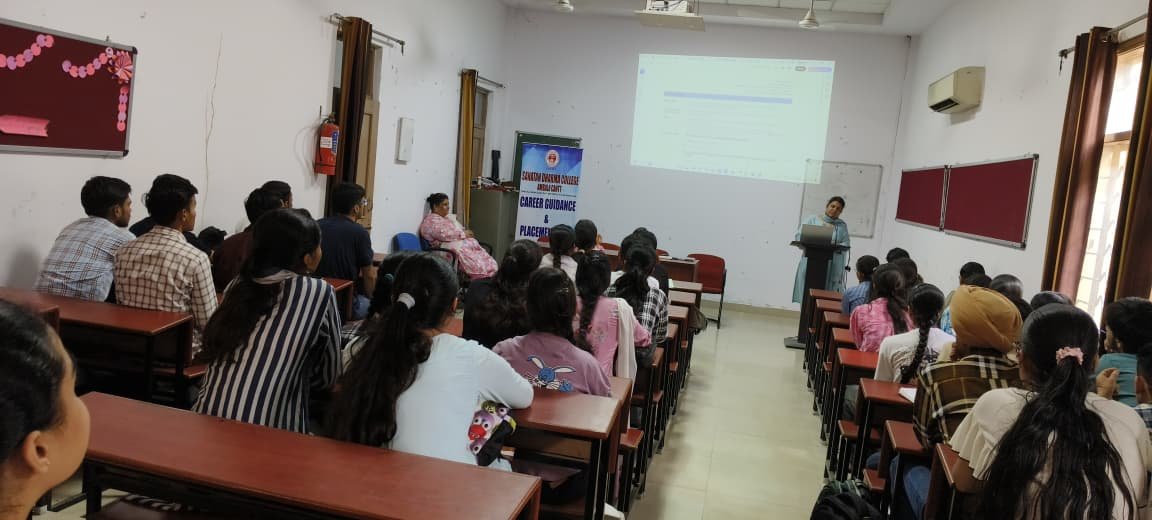 एसडी कालेज में रिज्यूमे लेखन पर कार्यशाला का किया आयोजन