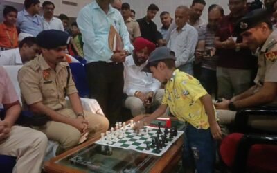 युवाओं को नशे से दूर रखने के लिए दो दिवसीय आॅपरेशन मैदान नशे के विरुद्ध एक अभियान चेस चैंपियनशिप कार्यक्रम का पुलिस अधीक्षक अंबाला अजीत सिंह शेखावत ने किया शुभारंभ