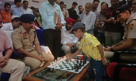 युवाओं को नशे से दूर रखने के लिए दो दिवसीय  आॅपरेशन मैदान नशे के विरुद्ध एक अभियान चेस चैंपियनशिप कार्यक्रम का पुलिस अधीक्षक अंबाला अजीत सिंह शेखावत ने किया शुभारंभ