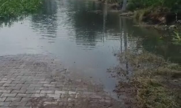 शिक्षा मार्ग को मिली राह: गांव नारा में स्कूल के रास्ते से जलभराव हटाया गया