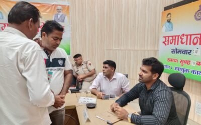 समाधान शिविर में नगराधीश अभिषेक गर्ग ने सुनी लोगों की समस्याएं