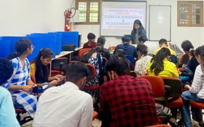 सनातन धर्मा कॉलेज में करियर गाइडेंस एवं प्लेसमेंट सेल के तत्वावधान में कैनवा पर ब्रॉशर निर्माण विषयक  सत्र का आयोजन