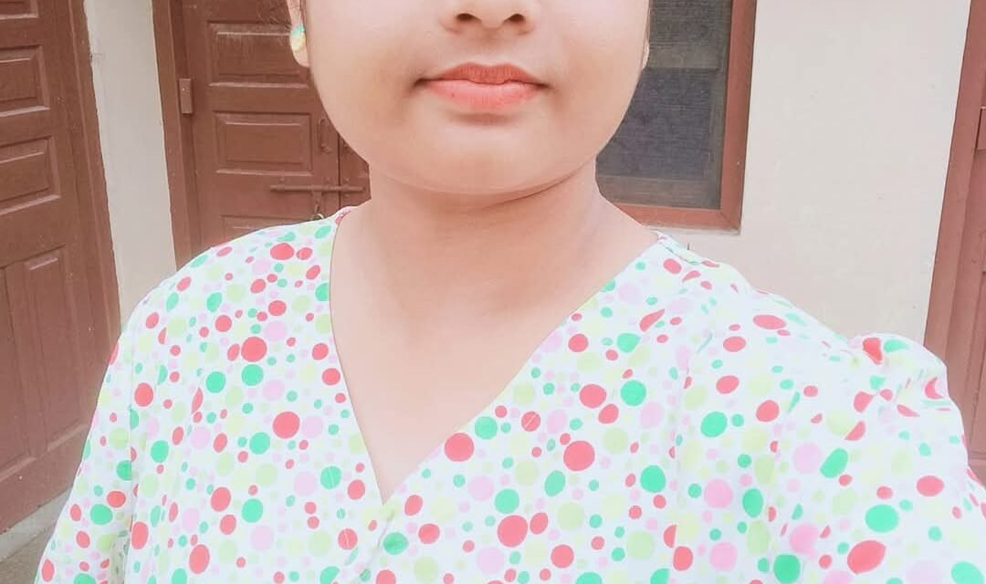 अद्वैत जागरण युवा शिविर पुणे के लिए हरियाणा से सुनैना गुप्ता का चयन