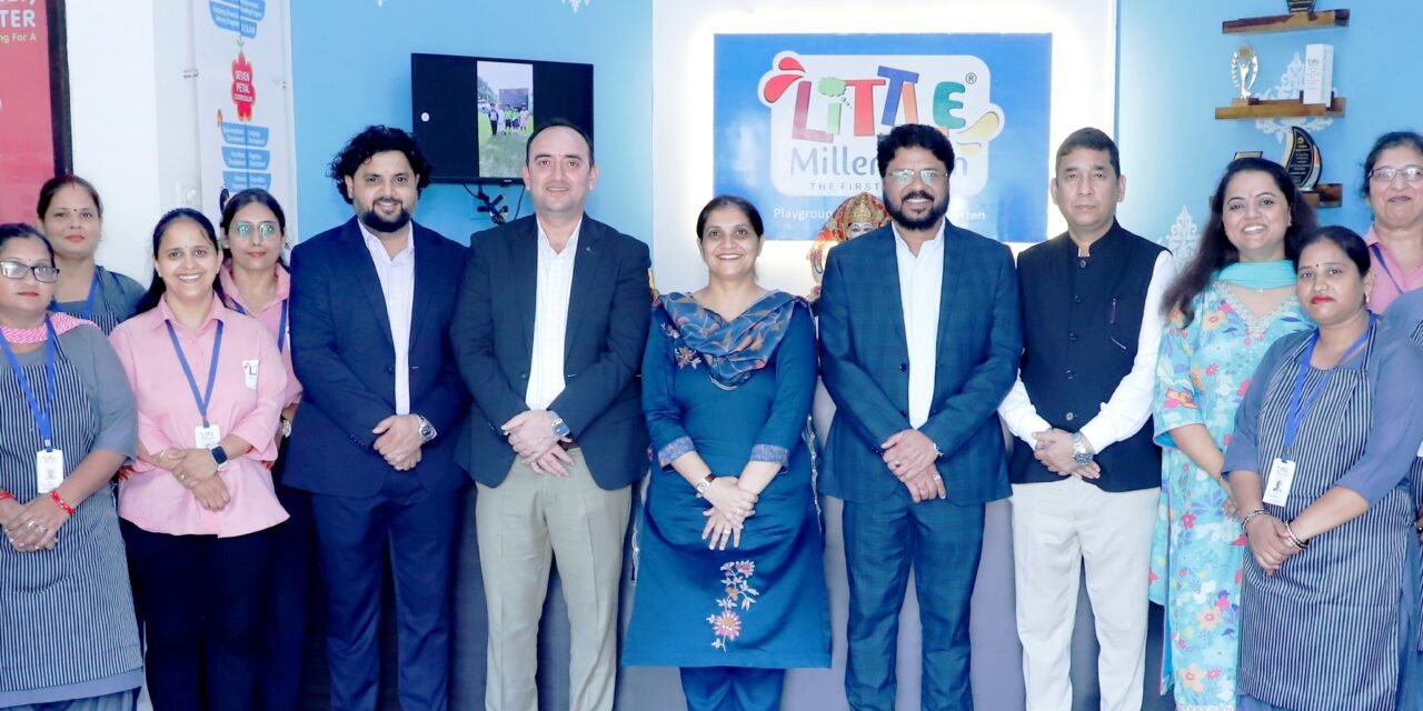 लिटिल मिलेनियम एजुकेशन लिमिटेड के सीईओ साजिद तैयब अली ने लिटिल मिलेनियम प्रीस्कूल डिफेंस कॉलोनी स्कूल का दौरा किया