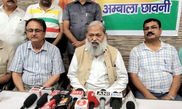 देश के नागरिकों पर प्रधानमंत्री नरेंद्र मोदी का छाता, कोई देश कुछ भी कदम उठा लें, नरेंद्र मोदी की छत्रछाया में सब सुरक्षित :मंत्री अनिल विज