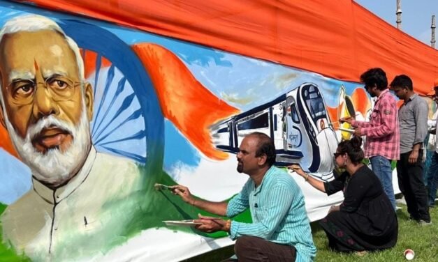 विश्व रिकॉर्ड के साक्षी बने जींद के चित्रकार