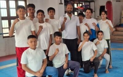 यामीन स्पोर्ट्स अकादमी के खिलाडी मार्शल आर्ट्स चैंपियनशिप मे हिस्सा लेने दिल्ली रवाना