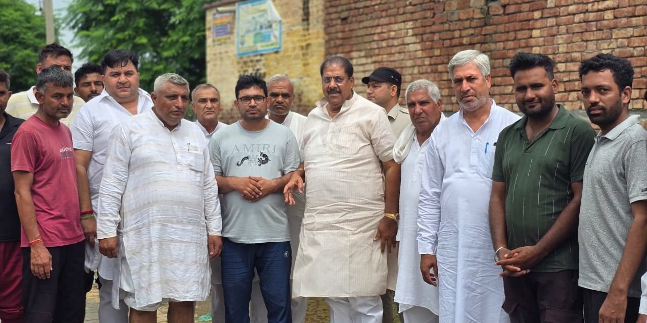 भाजपा सरकार ने किसानों व आमजन को राम भरोसे छोड़ा, जलभराव से हालात गंभीर – डॉ अजय सिंह चौटाला