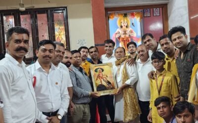 श्री बांके बिहारी सेवा समिति को श्री सनातन धर्म सभा ने वामन द्वादशी मेले में जोड़ा सेवा के लिए सम्मानित किया