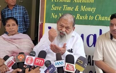 पं. बंगाल की मुख्यमंत्री ममता बनर्जी का हाल भी हरियाणा के पूर्व मुख्यमंत्री भूपेंद्र सिंह हुड्डा की तरह होने वाला है: मंत्री अनिल विज