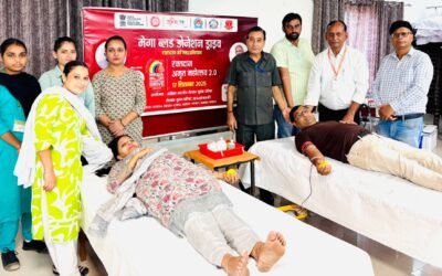 शिविर में 101 ने किया रक्तदान