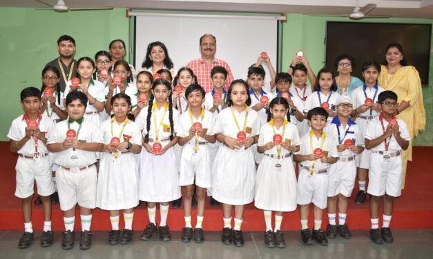 पुलिस डीएवी पब्लिक स्कूल में साइंस क्विज प्रतियोगिता का किया आयोजन