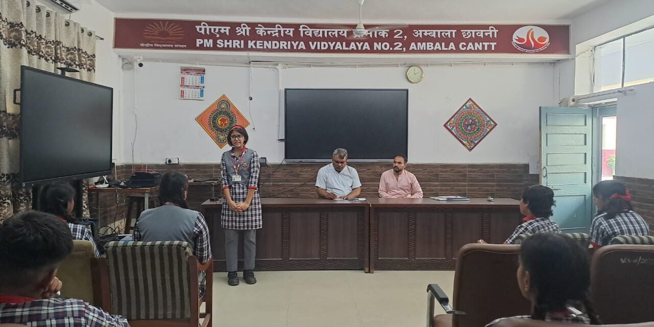 पीएम श्री केन्द्रीय विद्यालय क्रमांक 2में आशुभाषण प्रतियोगिता का सफलतापूर्वक आयोजन किया
