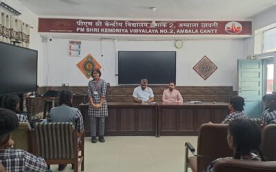 पीएम श्री केन्द्रीय विद्यालय क्रमांक 2में आशुभाषण प्रतियोगिता का सफलतापूर्वक आयोजन किया