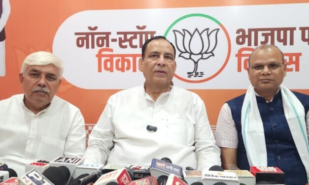 सेवा पखवाड़ा के दौरान हर विधानसभा में होगी मोदी मैराथन, हर घर तक योजनाओं का होगा प्रसार- बड़ौली