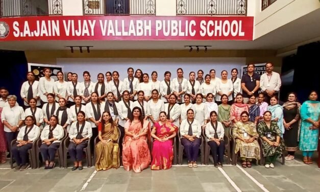 एस.ए. जैन विजय वल्लभ पब्लिक स्कूल में सीबीएसई द्वारा आयोजित वैल्यू एजुकेशन पर कैपेसिटी बिल्डिंग वर्कशॉप